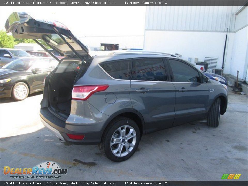 2014 Ford Escape Titanium 1.6L EcoBoost Sterling Gray / Charcoal Black Photo #12