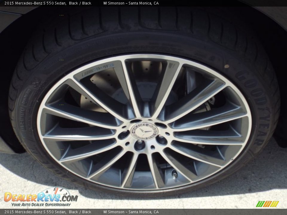 2015 Mercedes-Benz S 550 Sedan Black / Black Photo #10