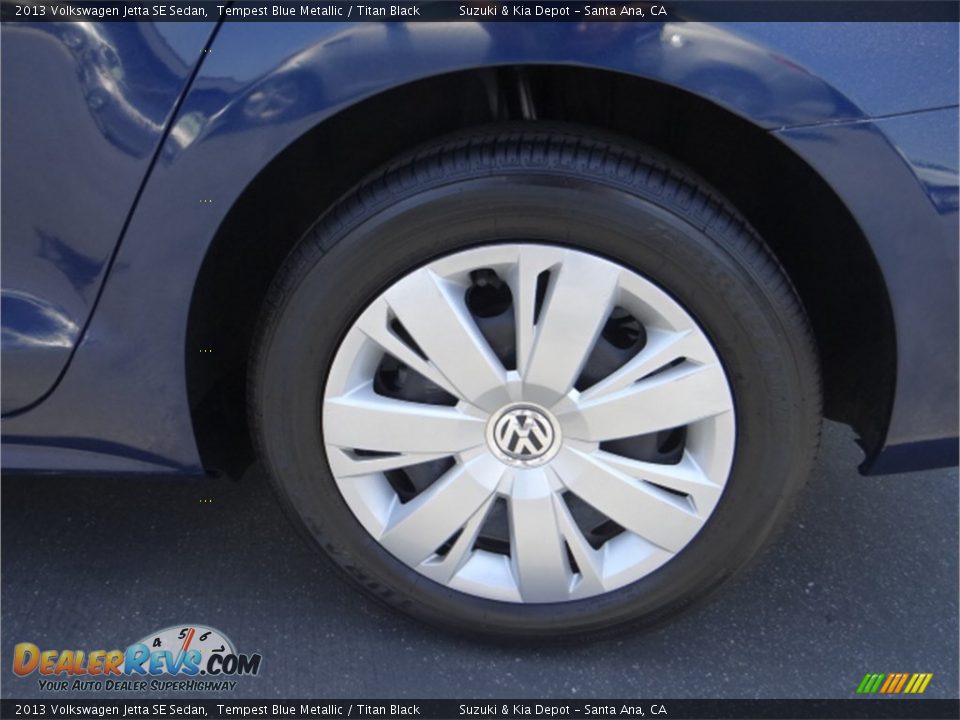 2013 Volkswagen Jetta SE Sedan Tempest Blue Metallic / Titan Black Photo #26