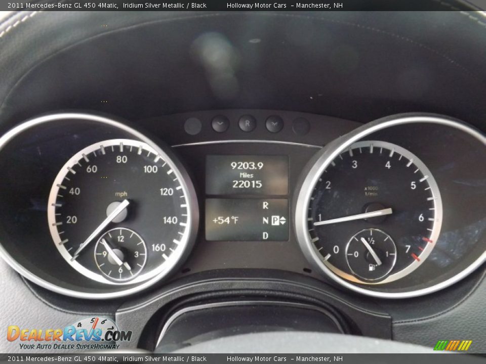 2011 Mercedes-Benz GL 450 4Matic Iridium Silver Metallic / Black Photo #13