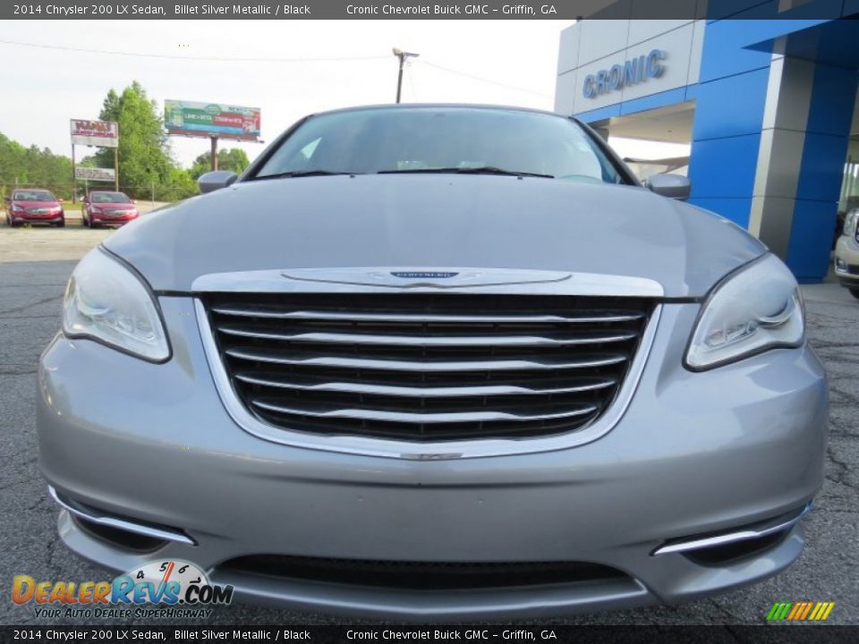 2014 Chrysler 200 LX Sedan Billet Silver Metallic / Black Photo #2