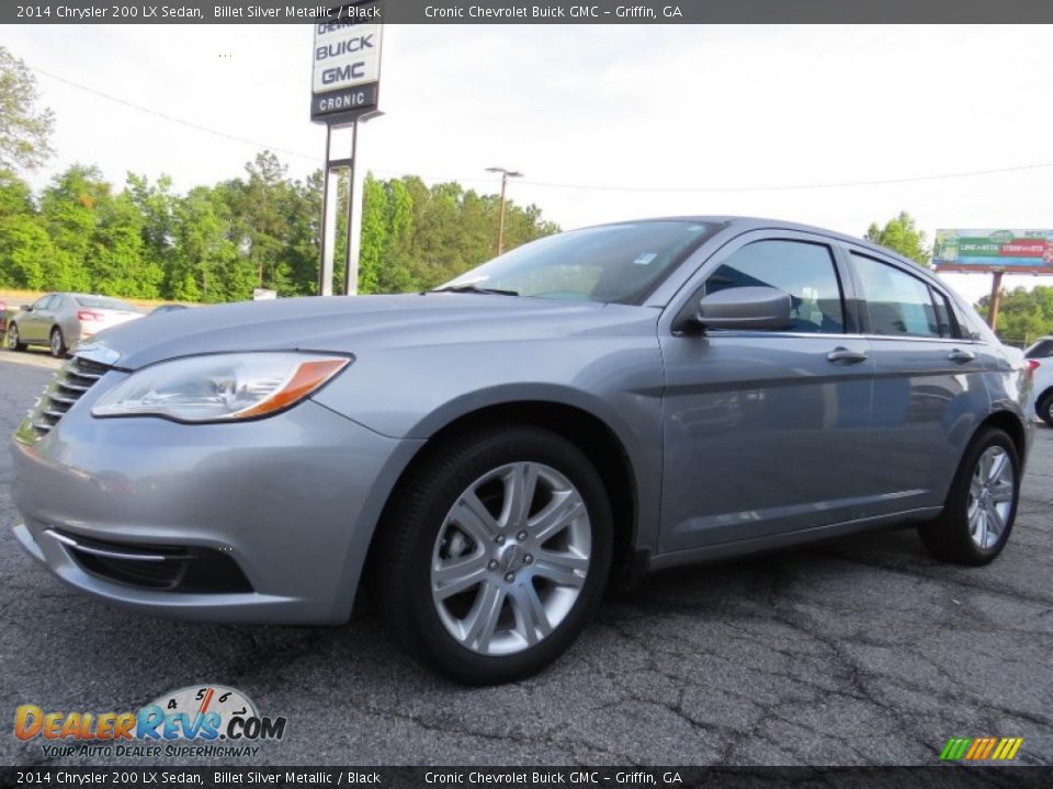 2014 Chrysler 200 LX Sedan Billet Silver Metallic / Black Photo #3