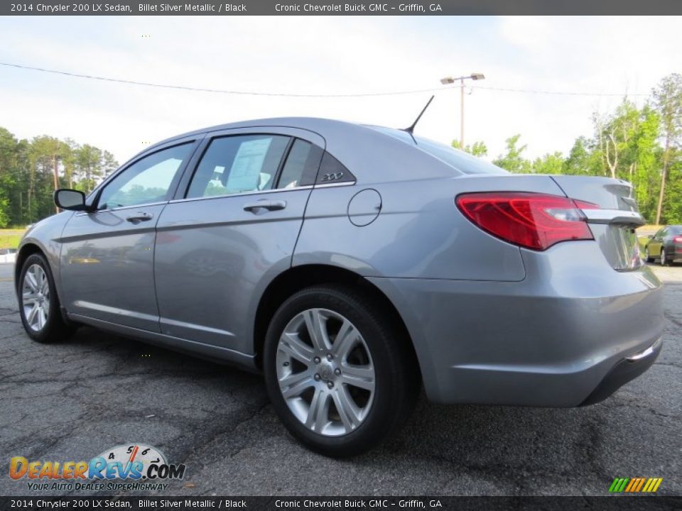 2014 Chrysler 200 LX Sedan Billet Silver Metallic / Black Photo #5