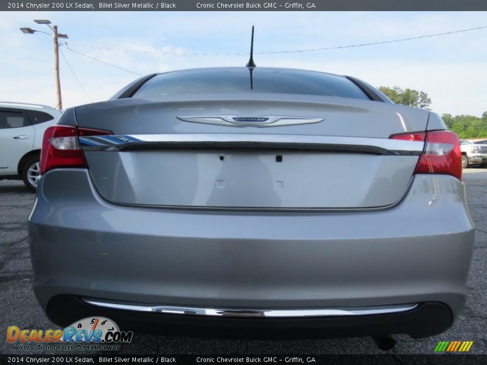 2014 Chrysler 200 LX Sedan Billet Silver Metallic / Black Photo #6