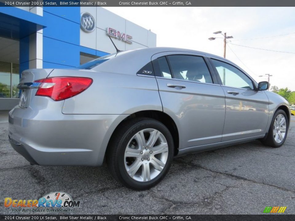 2014 Chrysler 200 LX Sedan Billet Silver Metallic / Black Photo #7