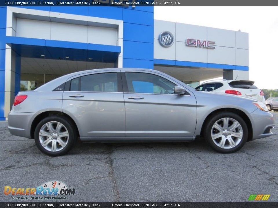 2014 Chrysler 200 LX Sedan Billet Silver Metallic / Black Photo #8