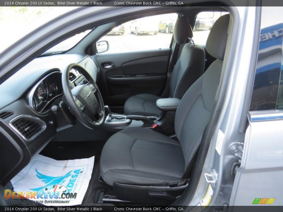 2014 Chrysler 200 LX Sedan Billet Silver Metallic / Black Photo #10