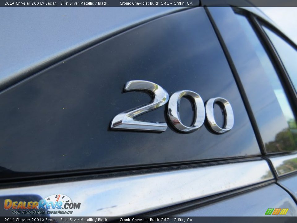 2014 Chrysler 200 LX Sedan Billet Silver Metallic / Black Photo #13