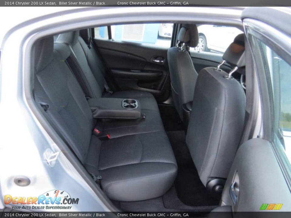 2014 Chrysler 200 LX Sedan Billet Silver Metallic / Black Photo #14