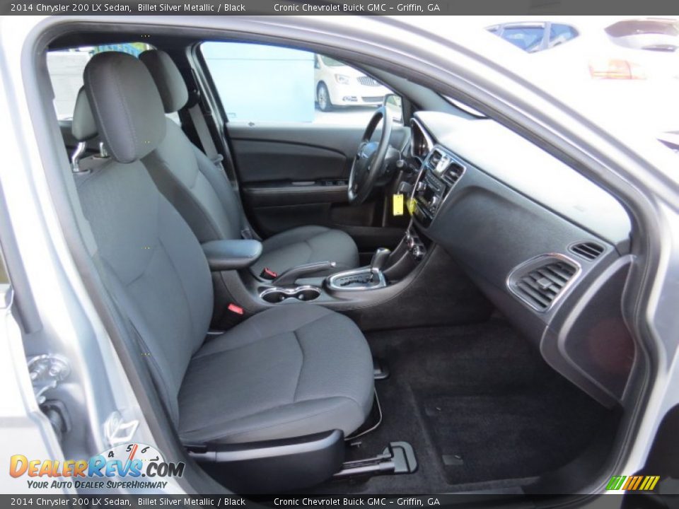 2014 Chrysler 200 LX Sedan Billet Silver Metallic / Black Photo #15