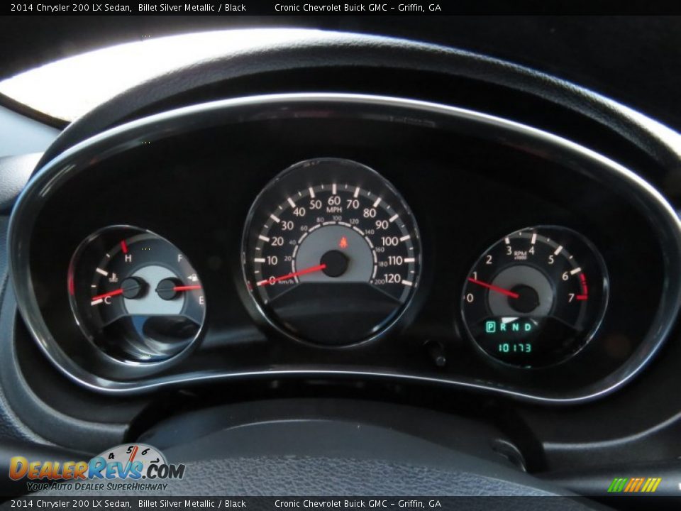 2014 Chrysler 200 LX Sedan Billet Silver Metallic / Black Photo #19