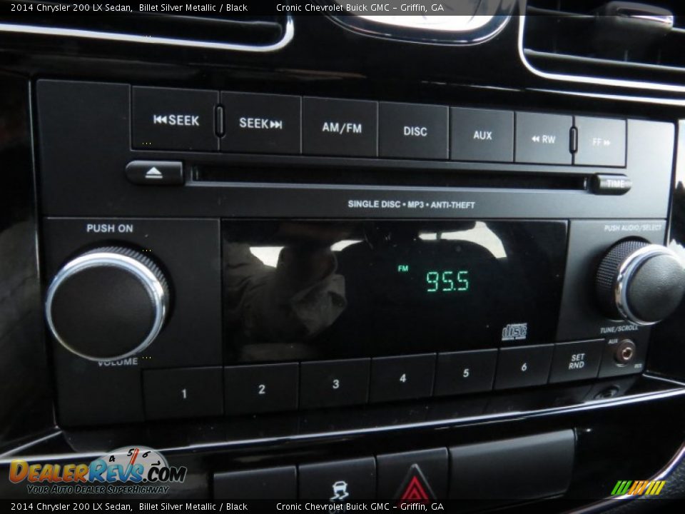 2014 Chrysler 200 LX Sedan Billet Silver Metallic / Black Photo #21