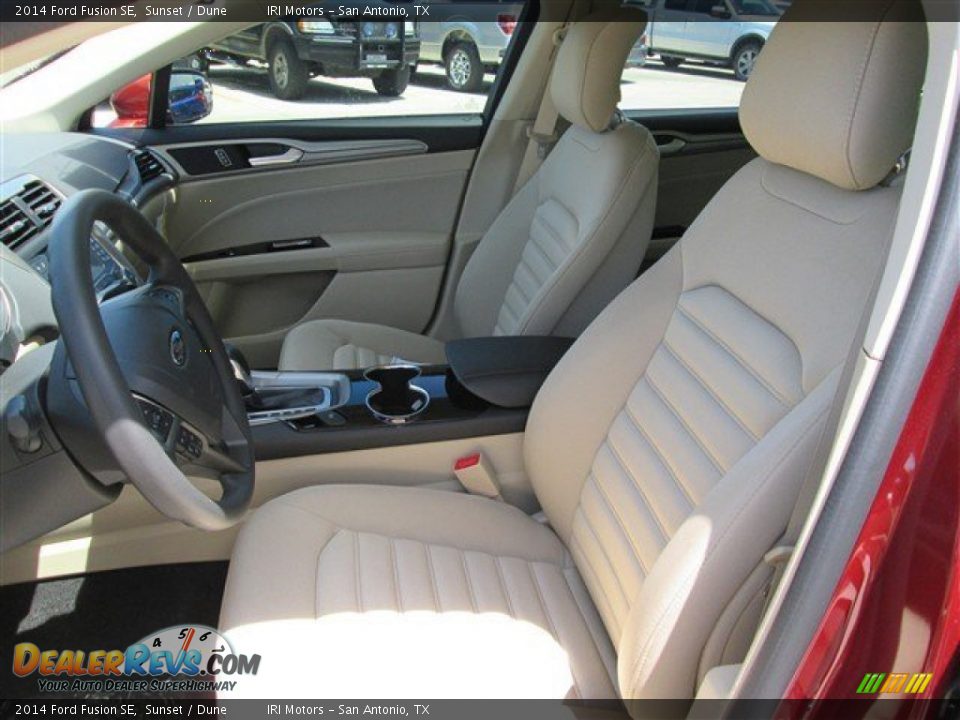 2014 Ford Fusion SE Sunset / Dune Photo #8