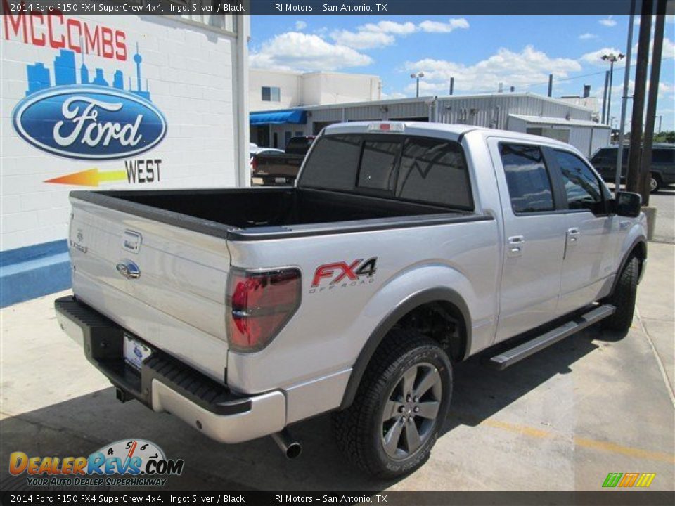 2014 Ford F150 FX4 SuperCrew 4x4 Ingot Silver / Black Photo #7