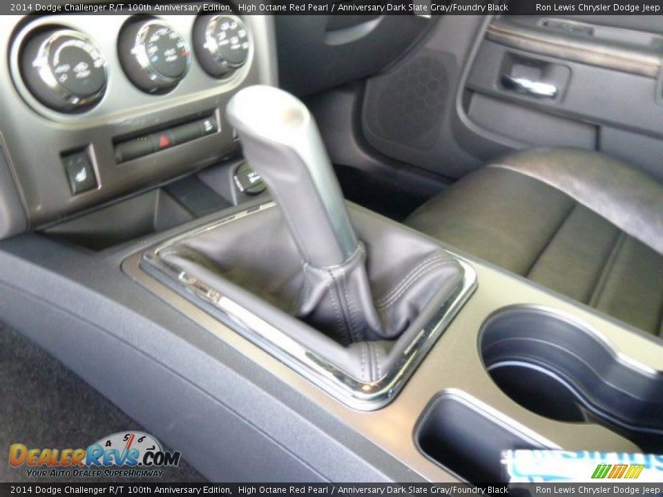 2014 Dodge Challenger R/T 100th Anniversary Edition High Octane Red Pearl / Anniversary Dark Slate Gray/Foundry Black Photo #17