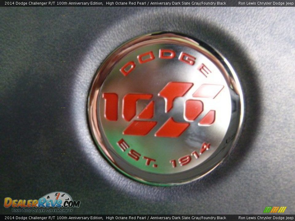 2014 Dodge Challenger R/T 100th Anniversary Edition High Octane Red Pearl / Anniversary Dark Slate Gray/Foundry Black Photo #18