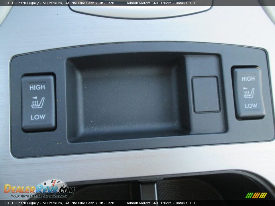 2011 Subaru Legacy 2.5i Premium Azurite Blue Pearl / Off-Black Photo #11