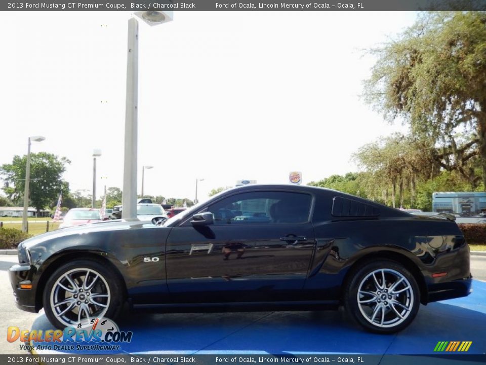 2013 Ford Mustang GT Premium Coupe Black / Charcoal Black Photo #2