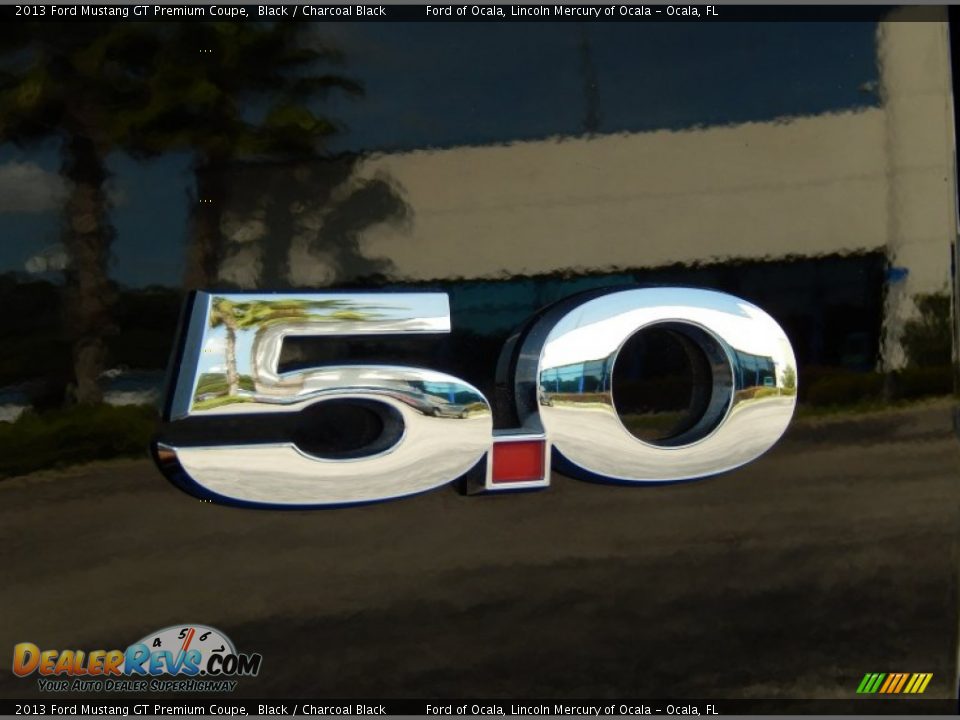2013 Ford Mustang GT Premium Coupe Black / Charcoal Black Photo #10