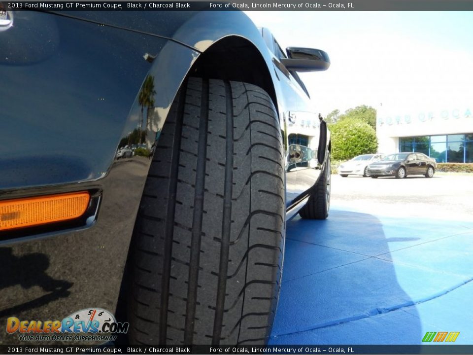 2013 Ford Mustang GT Premium Coupe Black / Charcoal Black Photo #12