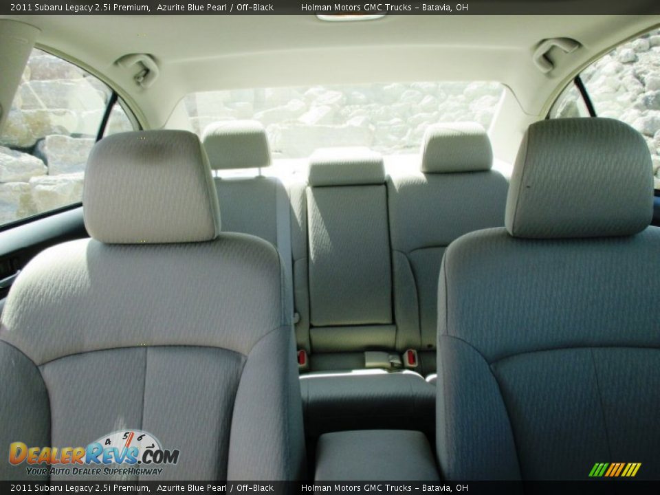 2011 Subaru Legacy 2.5i Premium Azurite Blue Pearl / Off-Black Photo #30