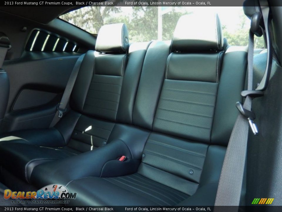 2013 Ford Mustang GT Premium Coupe Black / Charcoal Black Photo #15