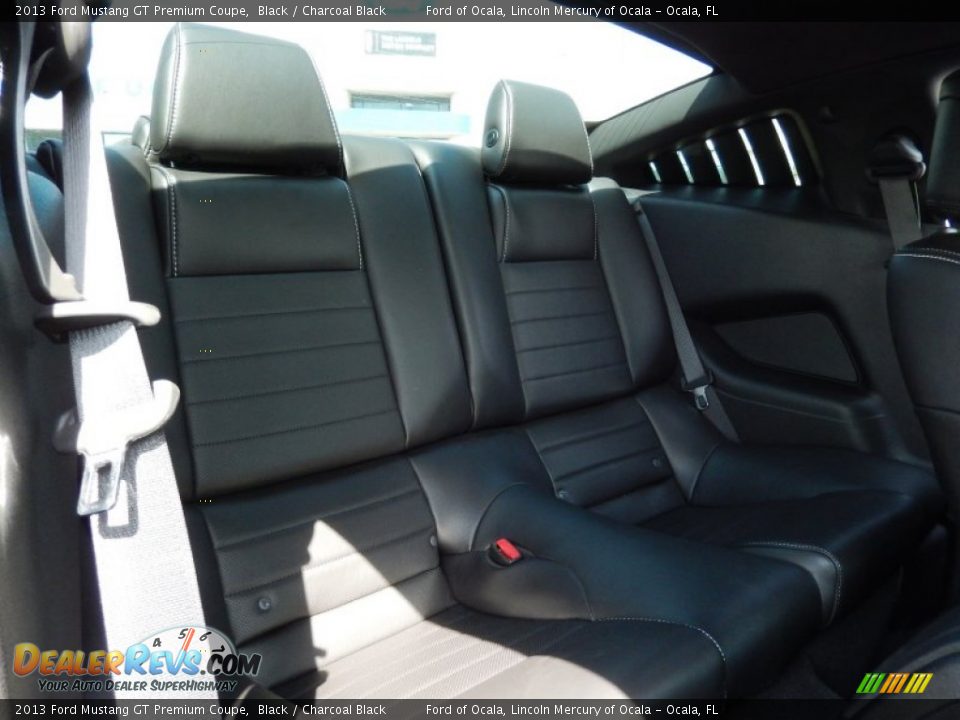 2013 Ford Mustang GT Premium Coupe Black / Charcoal Black Photo #16