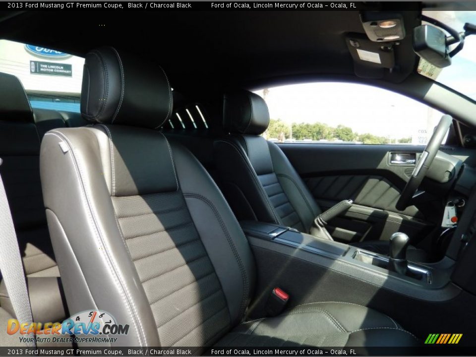 2013 Ford Mustang GT Premium Coupe Black / Charcoal Black Photo #18