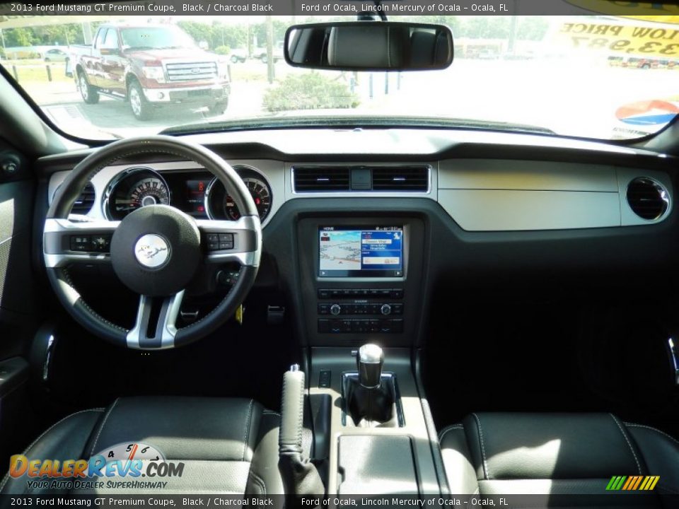 2013 Ford Mustang GT Premium Coupe Black / Charcoal Black Photo #19