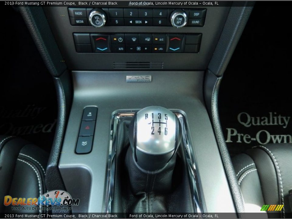 2013 Ford Mustang GT Premium Coupe Black / Charcoal Black Photo #22