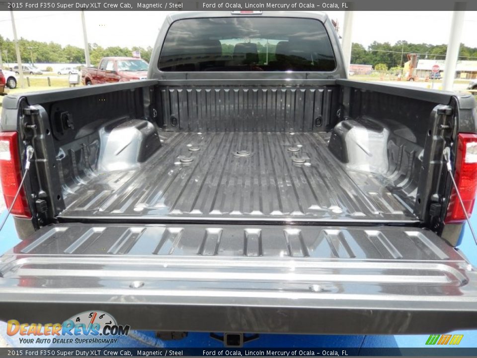 2015 Ford F350 Super Duty XLT Crew Cab Magnetic / Steel Photo #4