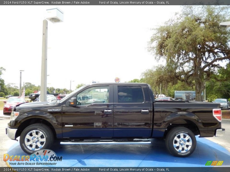 2014 Ford F150 XLT SuperCrew Kodiak Brown / Pale Adobe Photo #2