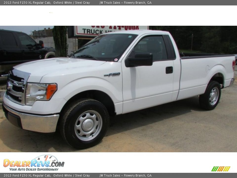 2013 Ford F150 XL Regular Cab Oxford White / Steel Gray Photo #2