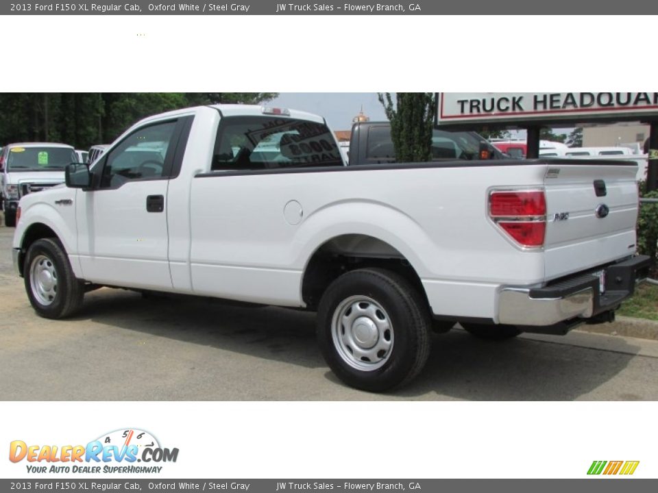 2013 Ford F150 XL Regular Cab Oxford White / Steel Gray Photo #3