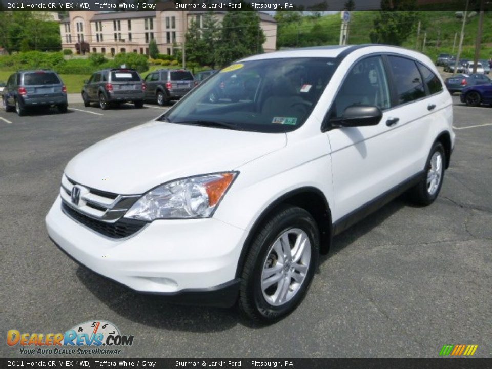 2011 Honda CR-V EX 4WD Taffeta White / Gray Photo #5