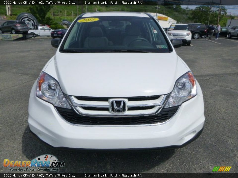 2011 Honda CR-V EX 4WD Taffeta White / Gray Photo #6