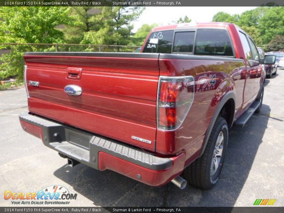 2014 Ford F150 FX4 SuperCrew 4x4 Ruby Red / Black Photo #2