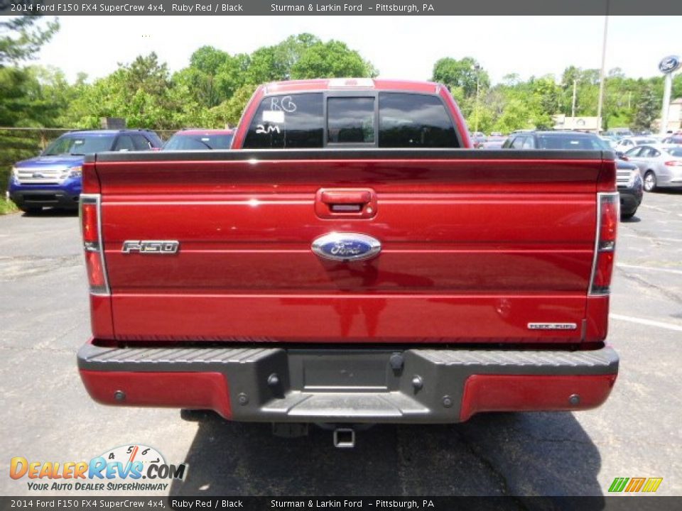 2014 Ford F150 FX4 SuperCrew 4x4 Ruby Red / Black Photo #3