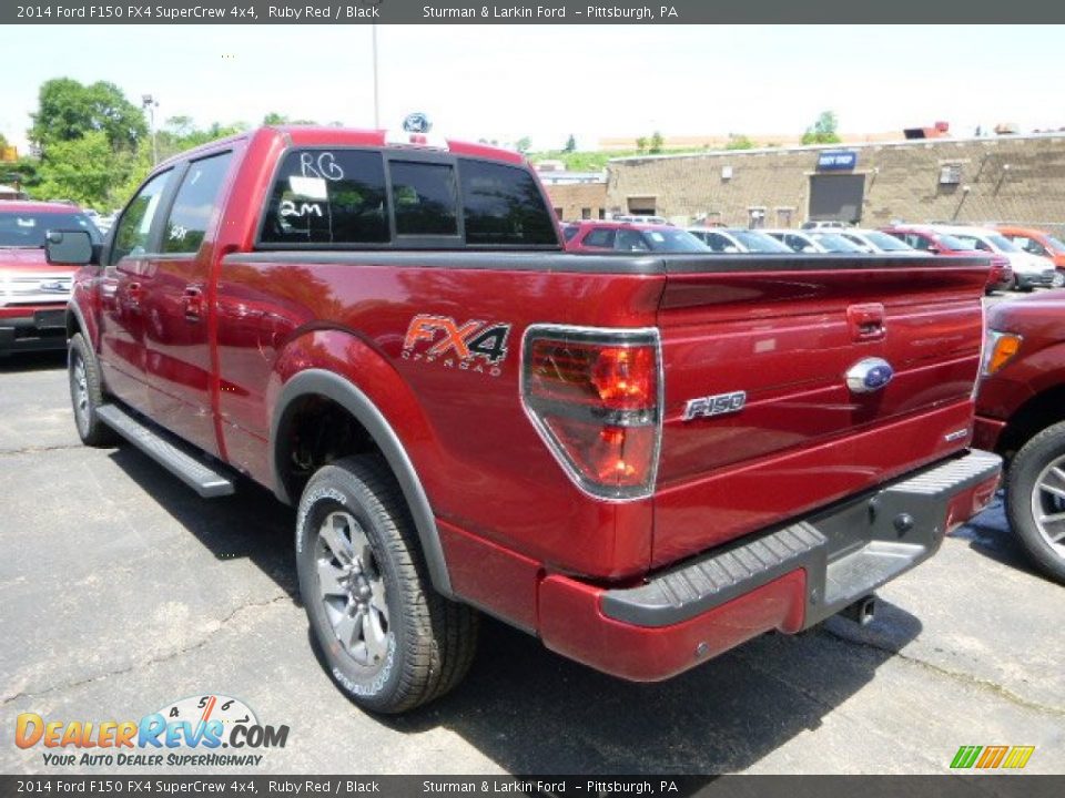 2014 Ford F150 FX4 SuperCrew 4x4 Ruby Red / Black Photo #4