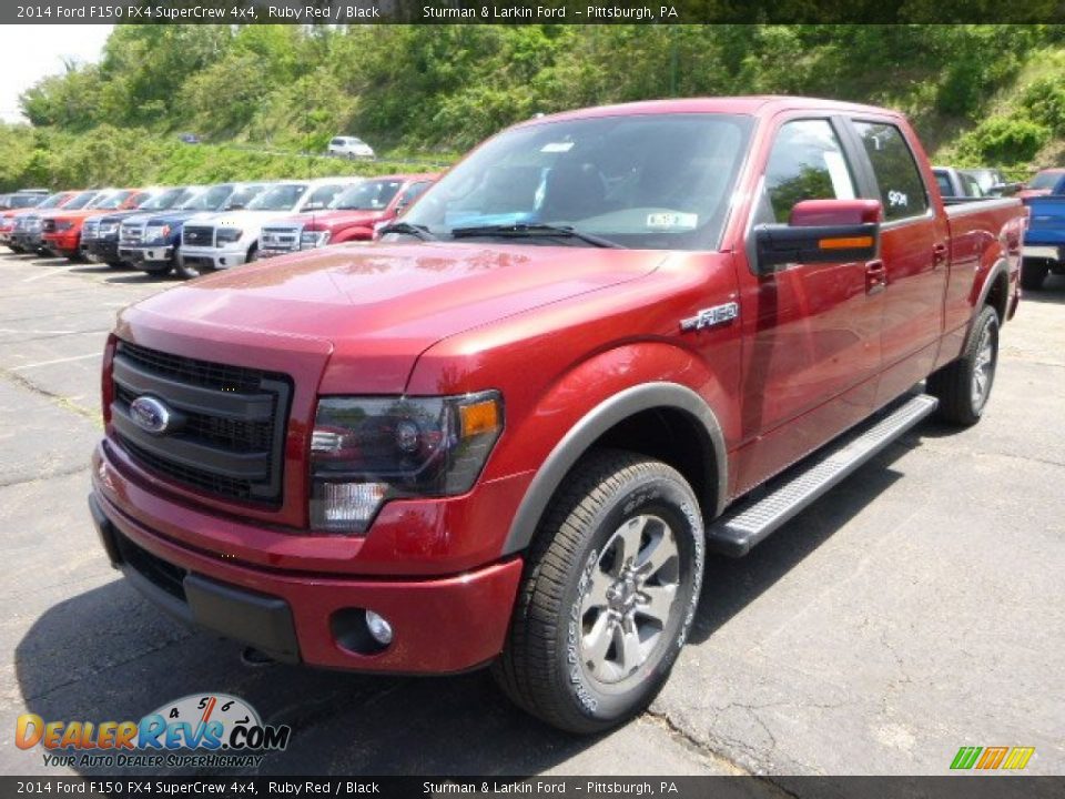 2014 Ford F150 FX4 SuperCrew 4x4 Ruby Red / Black Photo #5