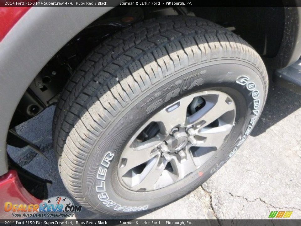 2014 Ford F150 FX4 SuperCrew 4x4 Ruby Red / Black Photo #6