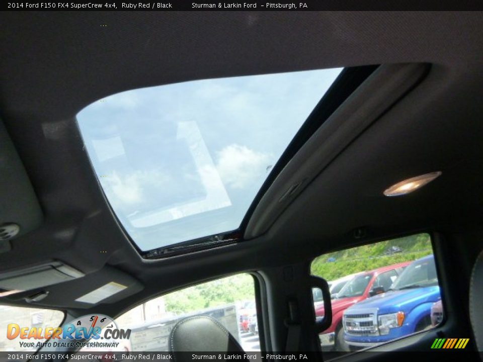 2014 Ford F150 FX4 SuperCrew 4x4 Ruby Red / Black Photo #11