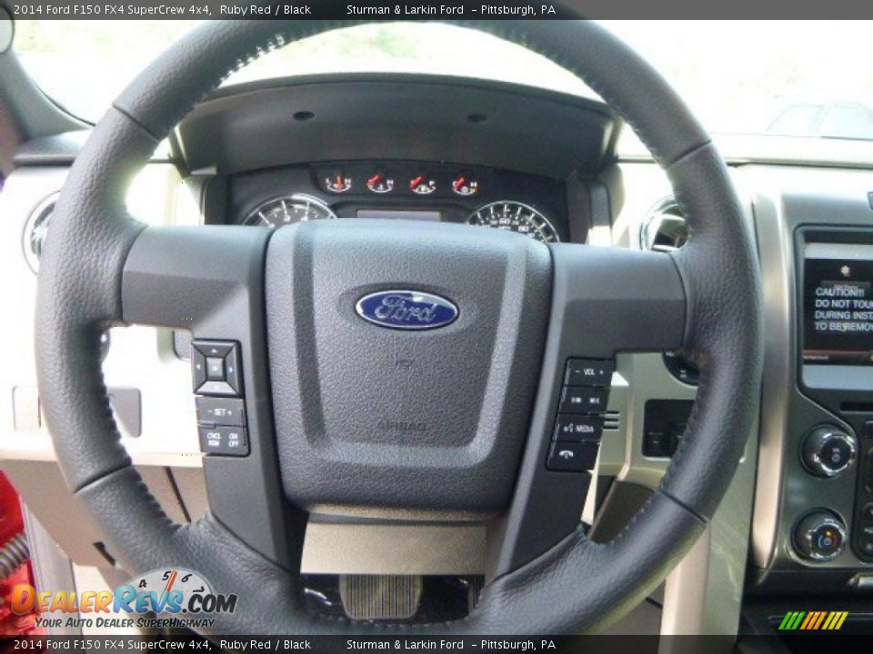 2014 Ford F150 FX4 SuperCrew 4x4 Ruby Red / Black Photo #12