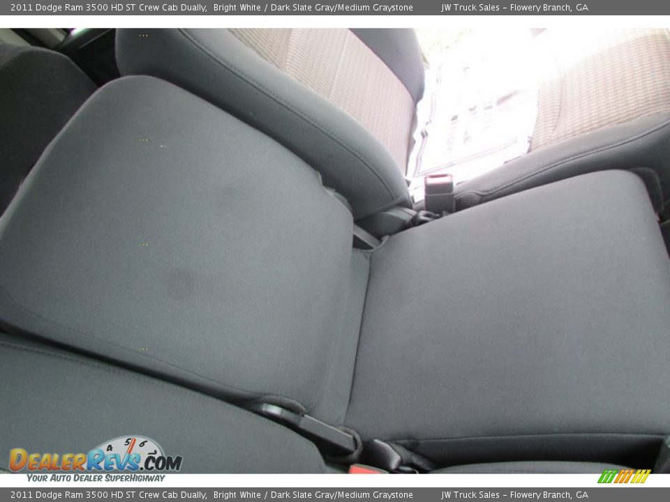2011 Dodge Ram 3500 HD ST Crew Cab Dually Bright White / Dark Slate Gray/Medium Graystone Photo #29