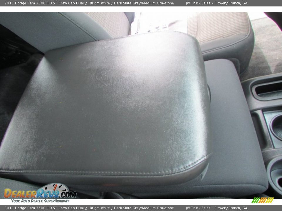2011 Dodge Ram 3500 HD ST Crew Cab Dually Bright White / Dark Slate Gray/Medium Graystone Photo #30