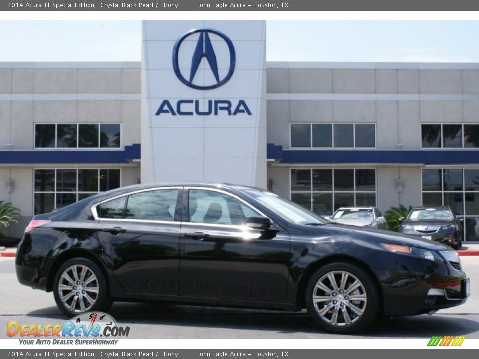 2014 Acura TL Special Edition Crystal Black Pearl / Ebony Photo #10