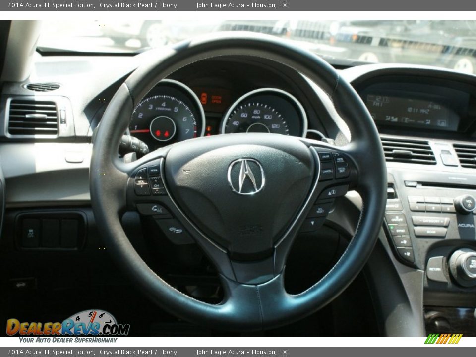 2014 Acura TL Special Edition Crystal Black Pearl / Ebony Photo #28