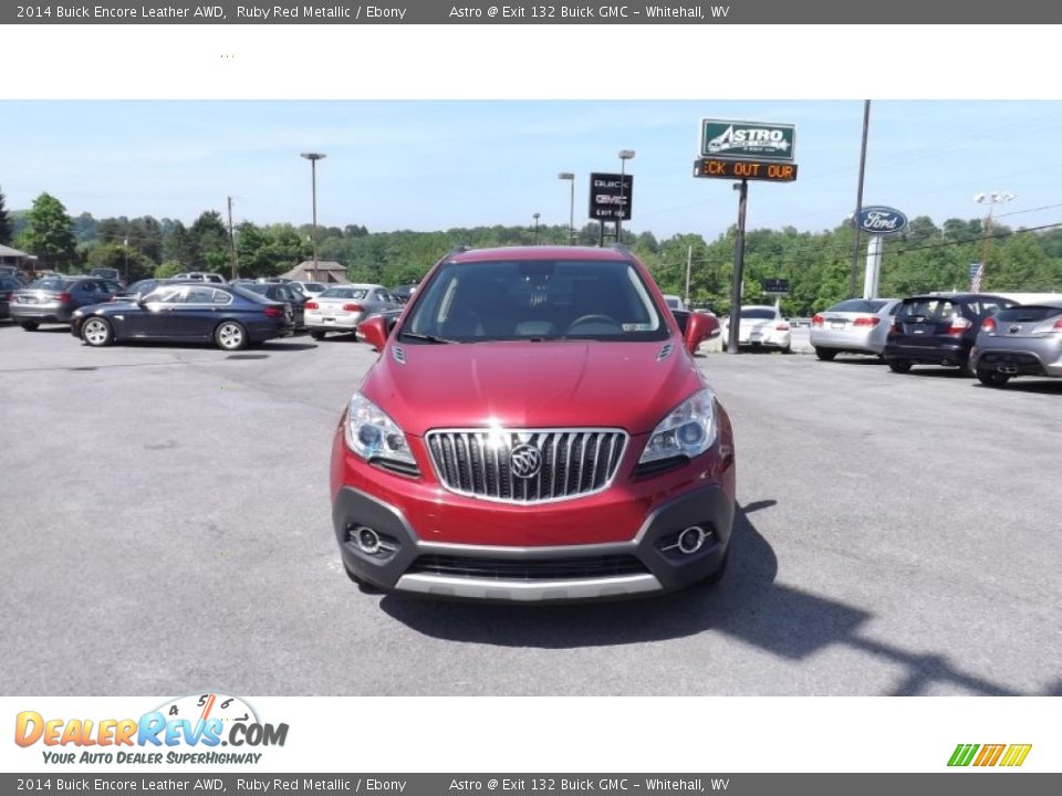 2014 Buick Encore Leather AWD Ruby Red Metallic / Ebony Photo #2