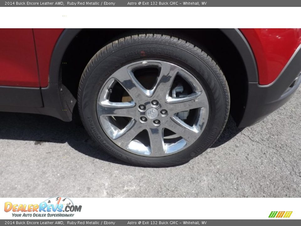 2014 Buick Encore Leather AWD Ruby Red Metallic / Ebony Photo #3