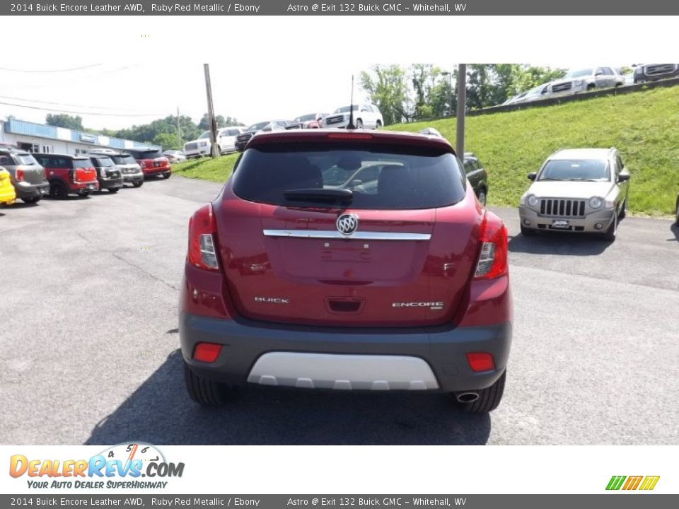 2014 Buick Encore Leather AWD Ruby Red Metallic / Ebony Photo #5